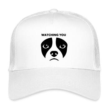 Dog View Watching You Saying - Kids’ Trucker Cap - white - Front