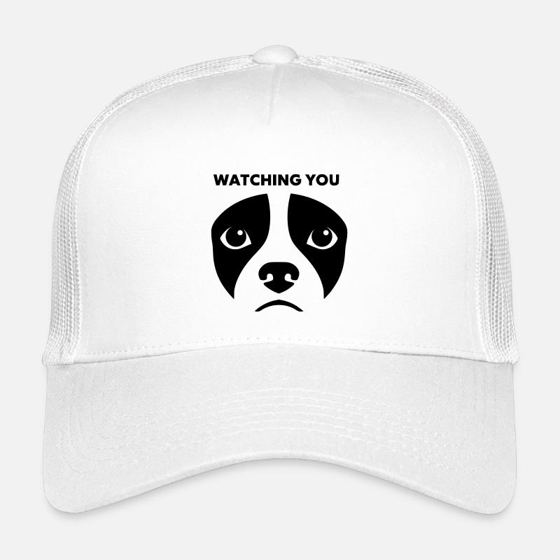 Dog View te regardant dire Casquette trucker enfant