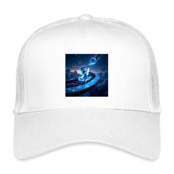 Keys: Pfad zum Mond - Kinder Trucker-Cap - Weiß - Vorne