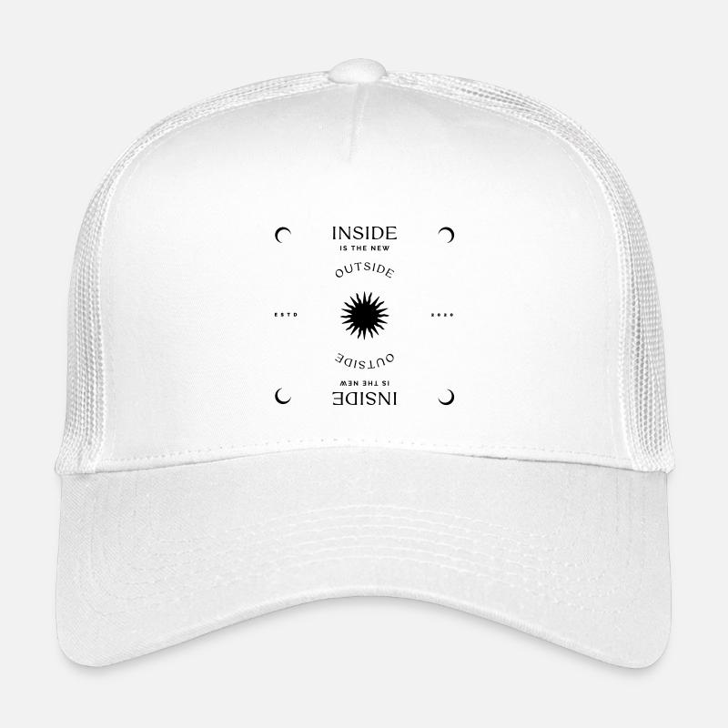 Inside is the new Outside - Kinder Trucker-Cap - Weiß