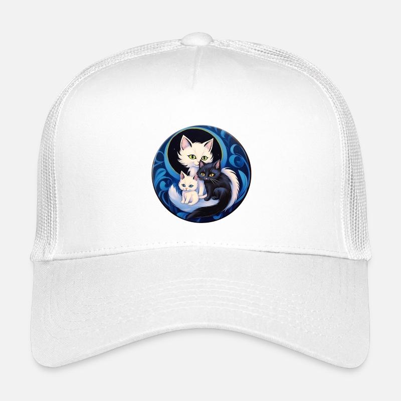 Moon Cat Trio Kids’ Trucker Cap