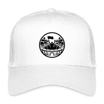 Stadion Fans - Kinder Trucker-Cap - Weiß - Vorne