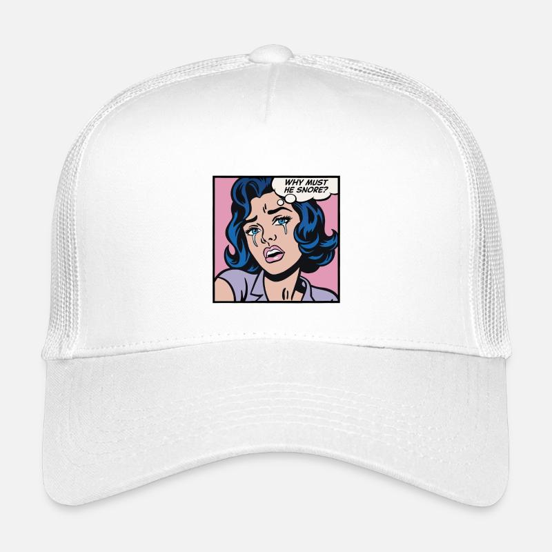 Pourquoi doit-il ronfler ? Casquette trucker enfant