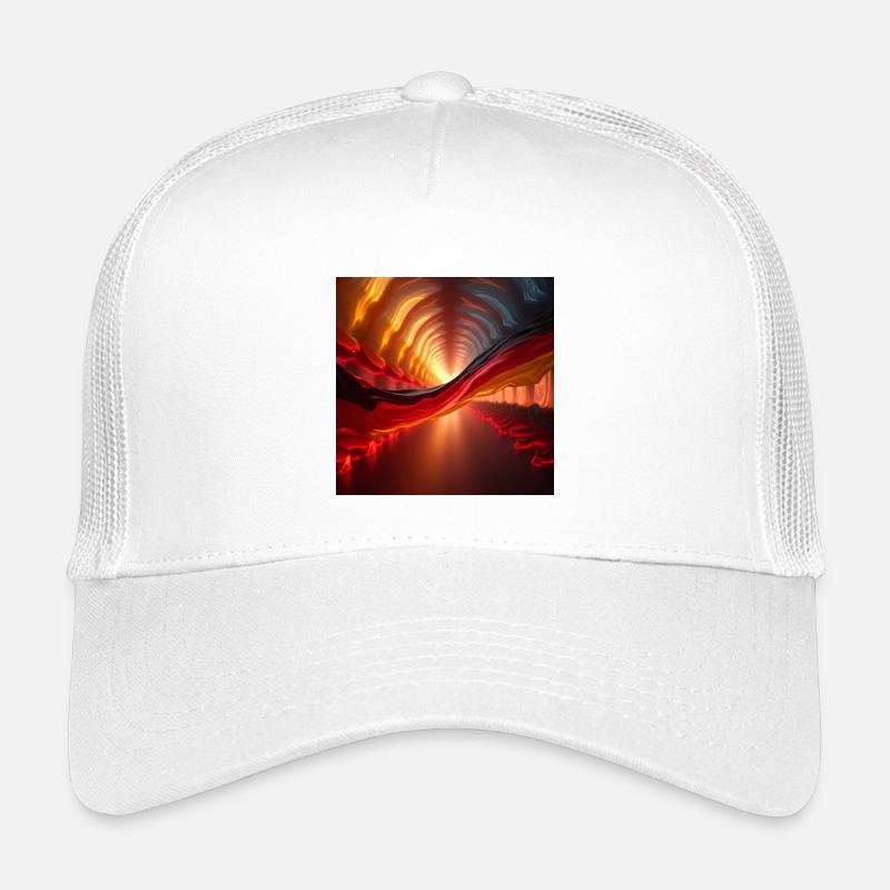 Flaggen Deutschland - Kinder Trucker-Cap - Weiß