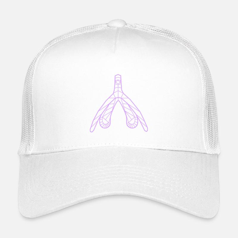 Klitoris_flieder - Kids’ Trucker Cap - white