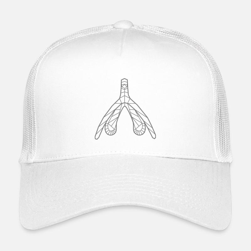 Klitoris_grau - Kids’ Trucker Cap - white