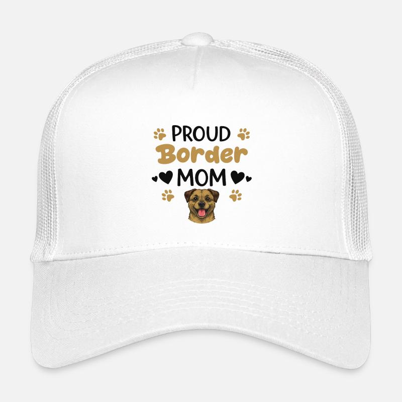 Stolze Border Mutter, Border Terrier Kinder Trucker-Cap