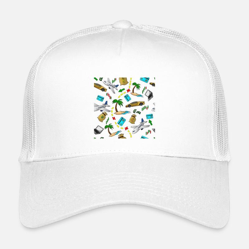 Reisegeld Muster Kinder Trucker-Cap