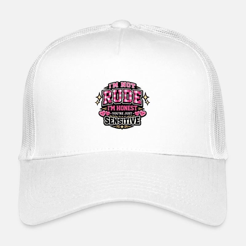 Not rude, honest – sensitive Kids’ Trucker Cap