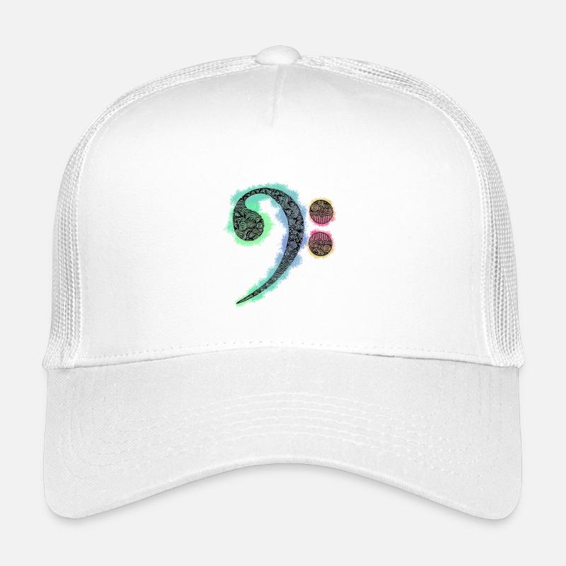 Zentangle-Bassschlüssel Kinder Trucker-Cap