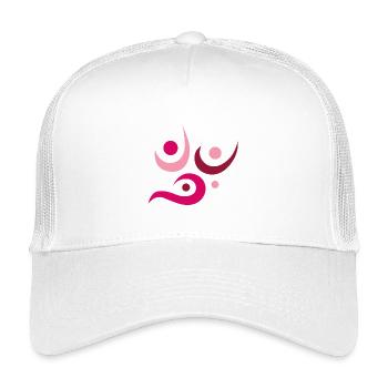 Yoga design_7 - Kids’ Trucker Cap - white - Front