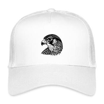 Falcon head - Kids’ Trucker Cap - white - Front
