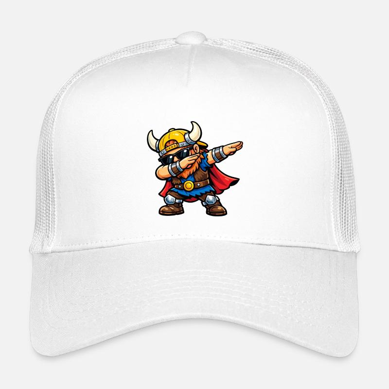Dabbing Viking Kinder Trucker-Cap