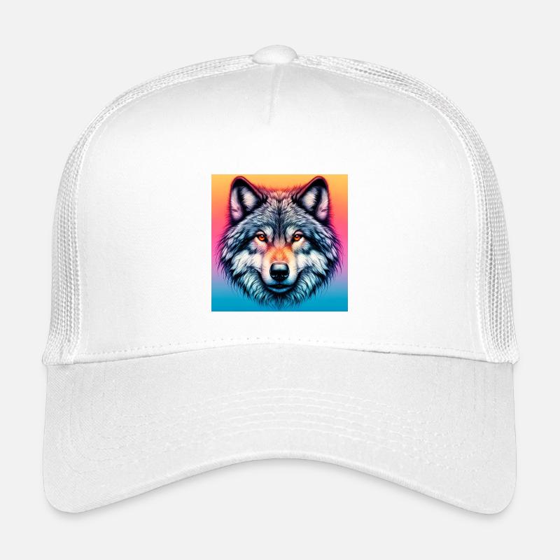 Loup - Casquette trucker enfant - blanc