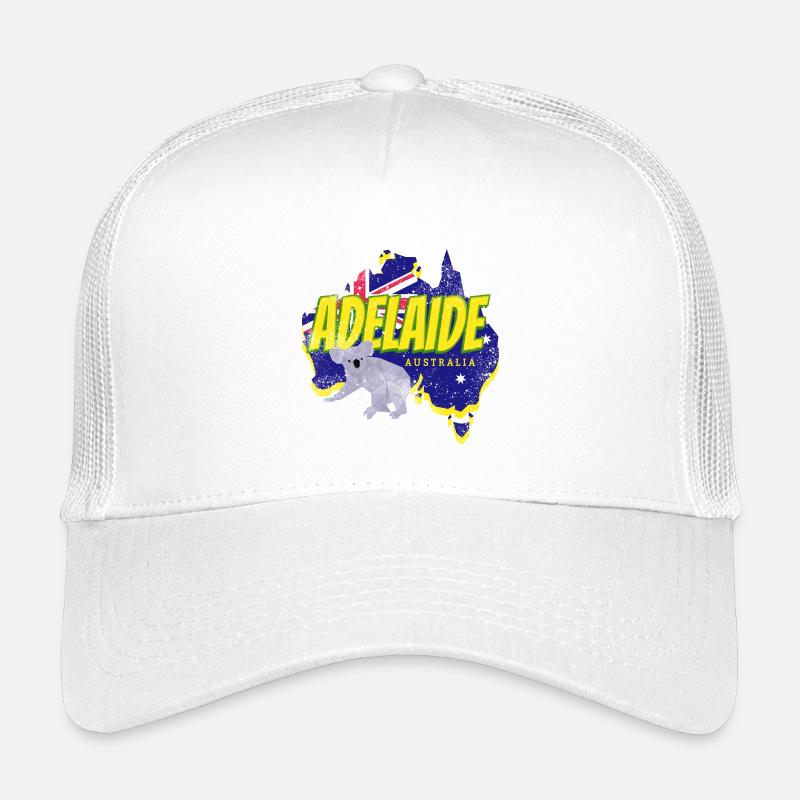 Adelaide Australia Retro Koala and Flag Souvenir Kids’ Trucker Cap