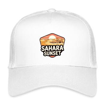 Sahara Sunset Castle - Kids’ Trucker Cap - white - Front