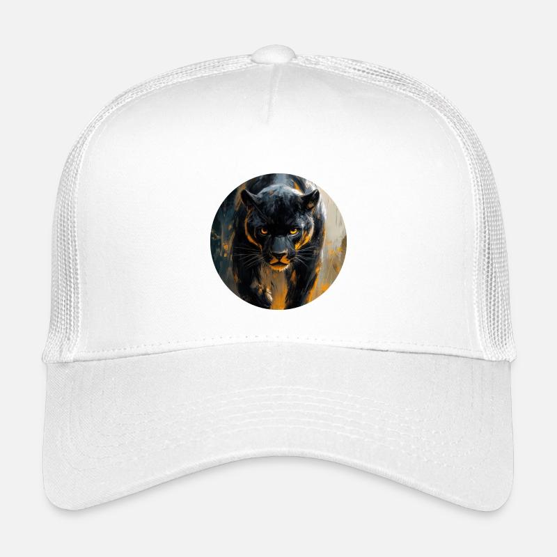 Design de Panthère noire Kinder Trucker-Cap