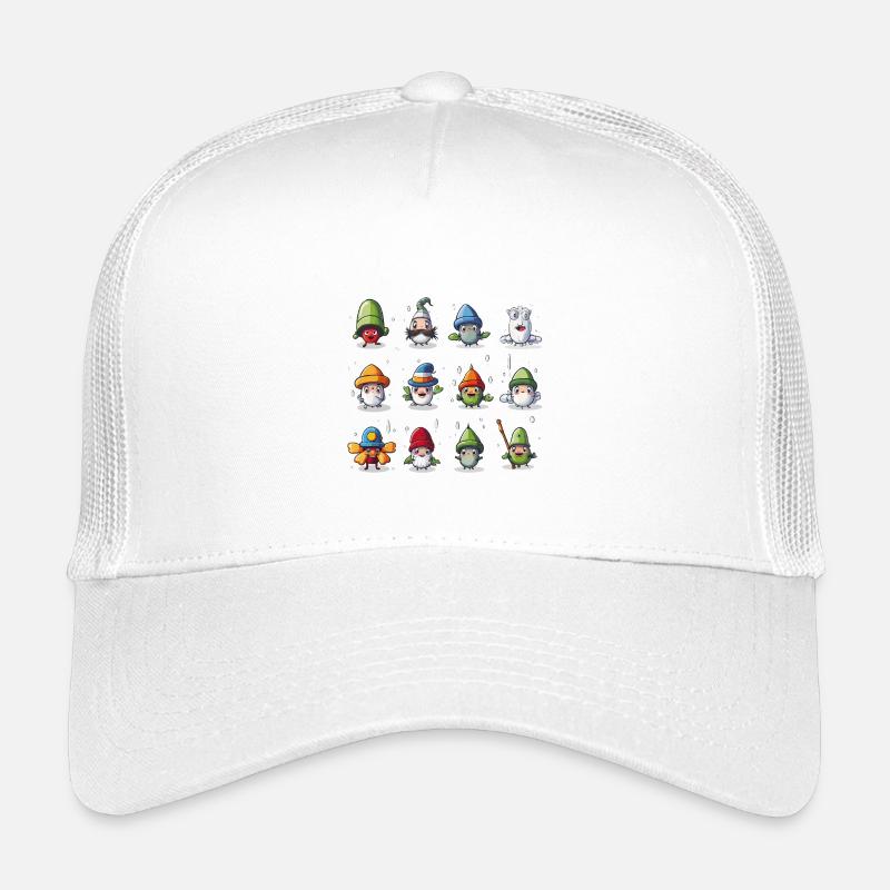 Bunte Wichtel Kollektion Kinder Trucker-Cap