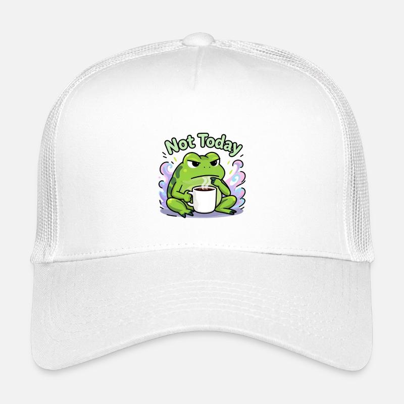 Not Today Grenouille Café Casquette trucker enfant