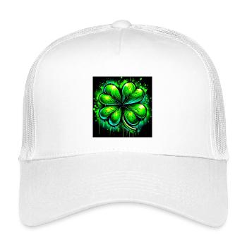 Four-leaf clover - Kids’ Trucker Cap - white - Front