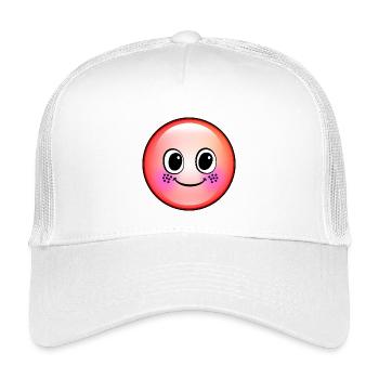 Niedliche Rote Blase - Kinder Trucker-Cap - Weiß - Vorne