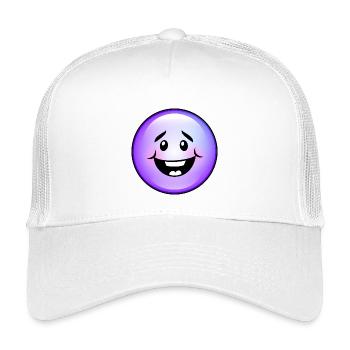 Niedliche Lila Blase - Kinder Trucker-Cap - Weiß - Vorne