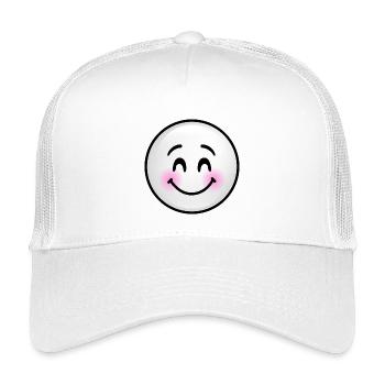 Niedliche graue Blase - Kinder Trucker-Cap - Weiß - Vorne