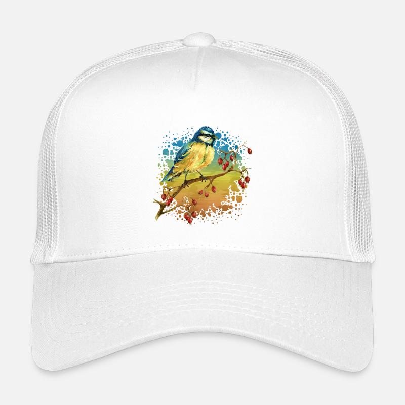 Bunter Vogel Kinder Trucker-Cap