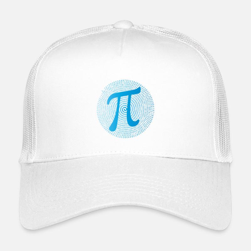 π (pi) in Data Spiral Kinder Trucker-Cap