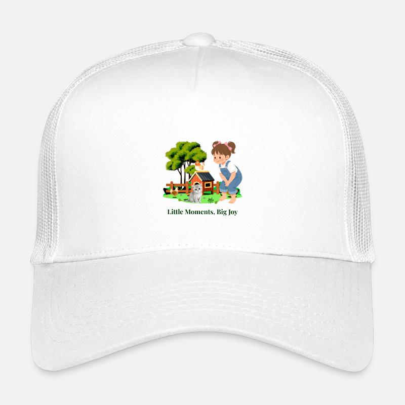 Un petit moment, beaucoup de joie. Casquette trucker enfant