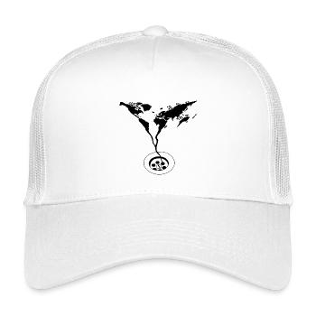 La fin du monde (noir) - Casquette trucker enfant - blanc - Devant