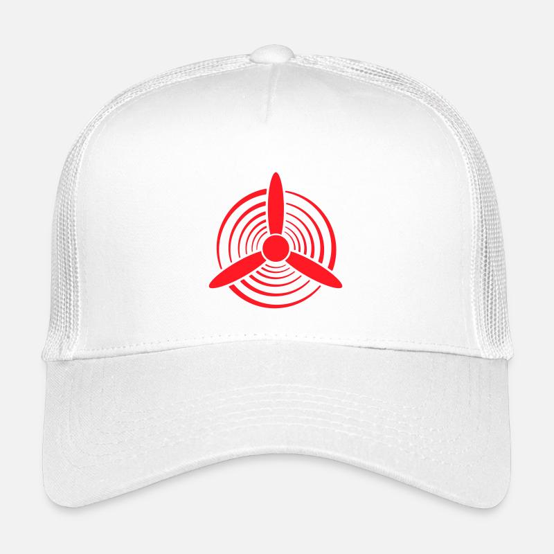 Hélice rouge Casquette trucker enfant