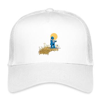 Banana Dream (sans texte) - Casquette trucker enfant - blanc - Devant