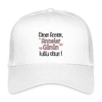 Türkische Mama Muttertag - Kinder Trucker-Cap - Weiß - Vorne