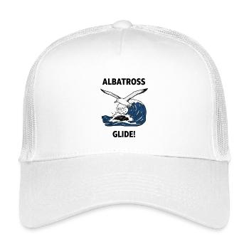 Albatros, Heuler, Seegleit-Albatros - Kinder Trucker-Cap - Weiß - Vorne