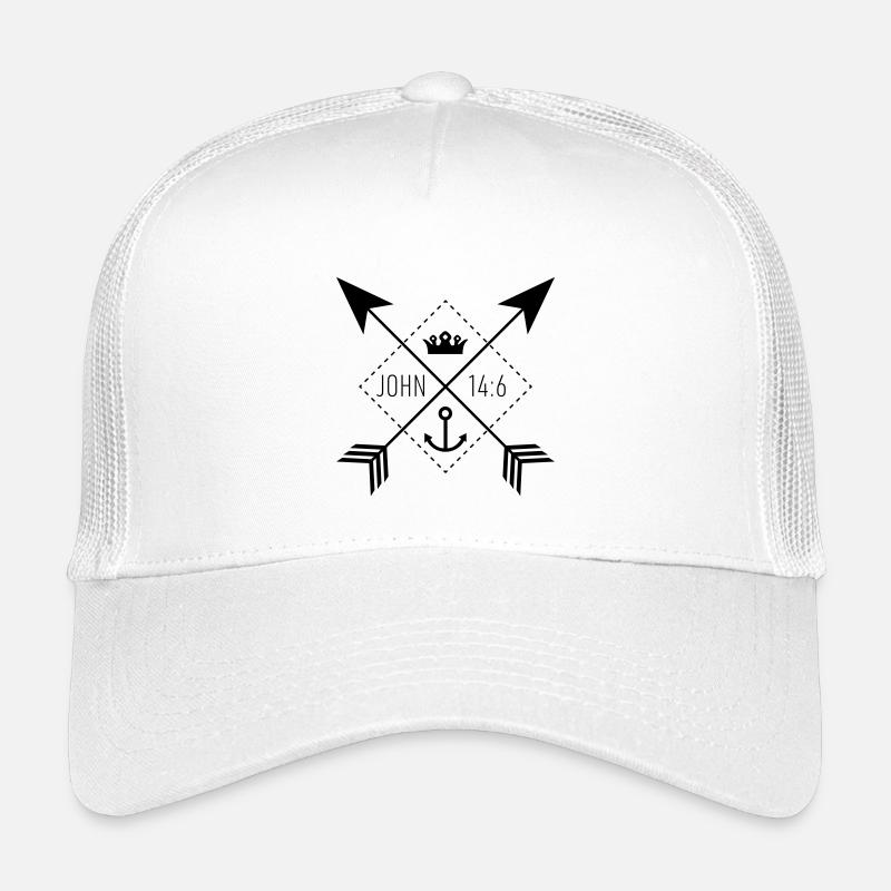 Sign John14:6 - Kinder Trucker-Cap - Weiß