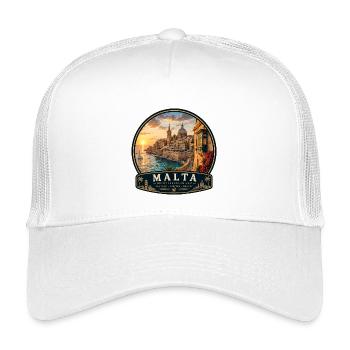 Malta Valletta Colonial Holidays Mediterranean - Kids’ Trucker Cap - white - Front