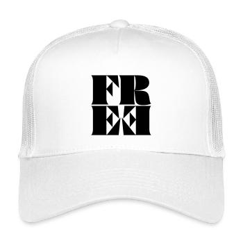 Free - Kids’ Trucker Cap - white - Front