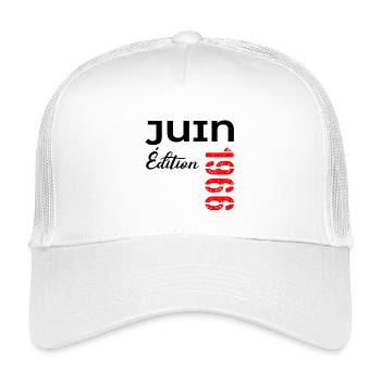 Édition Juin 1966 - 60e Anniversaire - Casquette trucker enfant - blanc - Devant