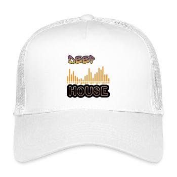 Maison profonde. - Casquette trucker enfant - blanc - Devant