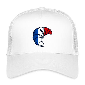 France Croissants - Kinder Trucker-Cap - Weiß - Vorne