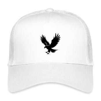 Fliegender Adler - Kinder Trucker-Cap - Weiß - Vorne