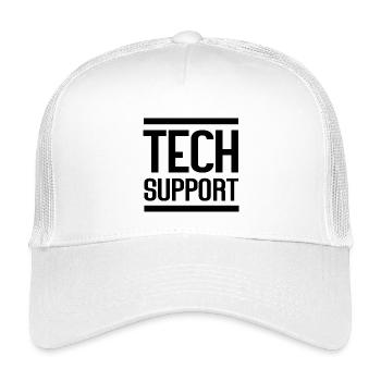 Assistance technique - Casquette trucker enfant - blanc - Devant