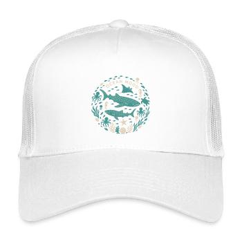 Ocean Mood - Kids’ Trucker Cap - white - Front