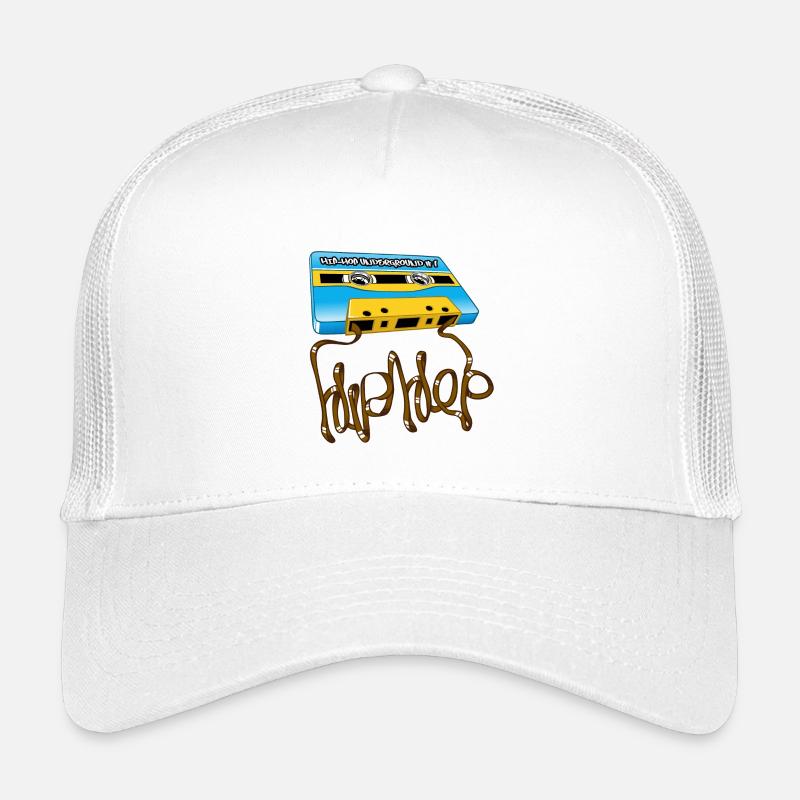 Cassette hip-hop underground - Kinder Trucker-Cap - Weiß