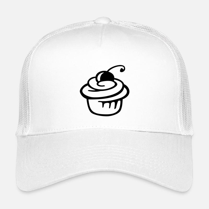Cupcake Kirsche – Süßer Kuchen & Partyspaß Kinder Trucker-Cap