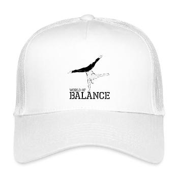 handbalance handstand calisthenics Sport Athlet - Kinder Trucker-Cap - Weiß - Vorne