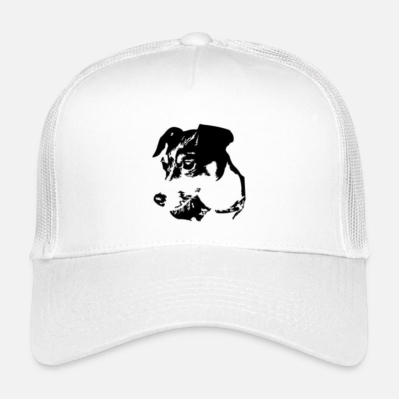 Jack Russell Terrier head Kids’ Trucker Cap
