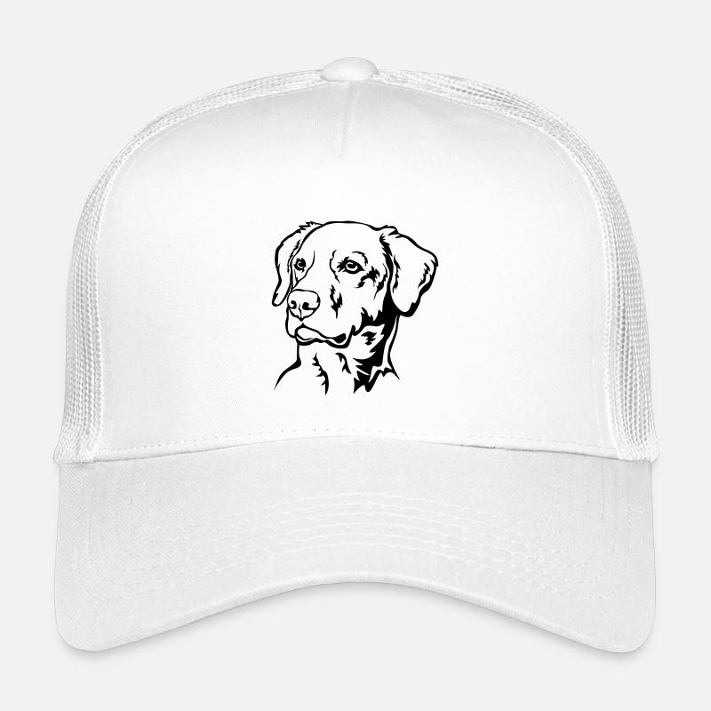 Labrador Kopf - Kinder Trucker-Cap - Weiß