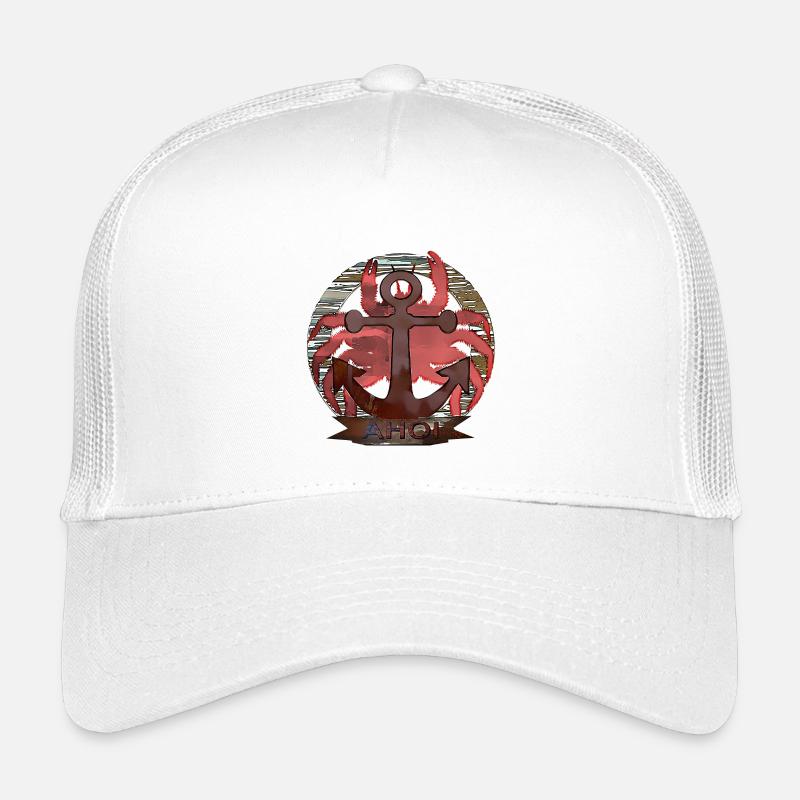 Le crabe de maritim - Casquette trucker enfant - blanc
